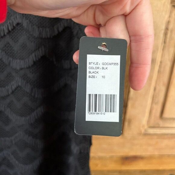 NWT Guess Los Angeles‎ 10 Black Sleeveless Shift Dress - Picture 4 of 10